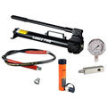 Eagle Pro ESS-106 10-Ton 6.14-In. Stroke Single Acting Cylinder and Pump Set, hand pump and cylinder set, 10-ton ram set, Eagle Pro ESS set, EPA-10921A pump, ES-106 cylinder, Lakeside Tool, LakesideTool.com